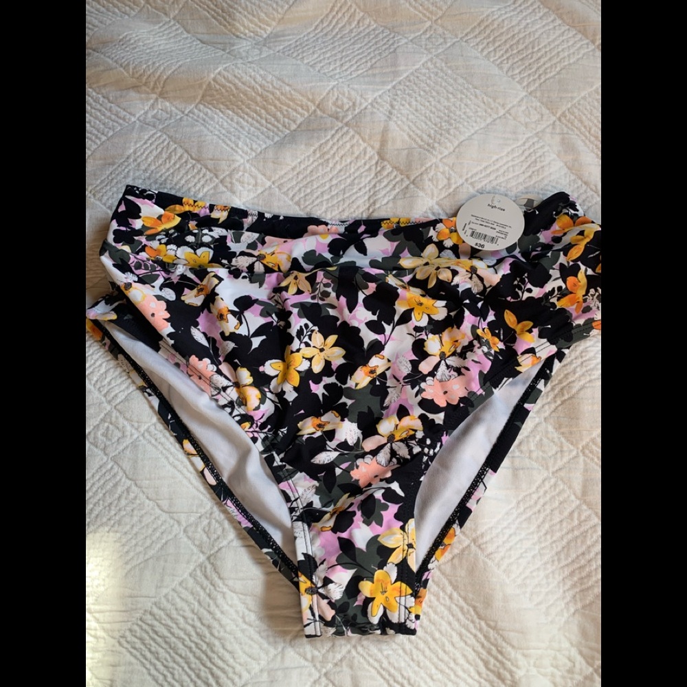 Brand new with tag floral bathing suit bottom 1X